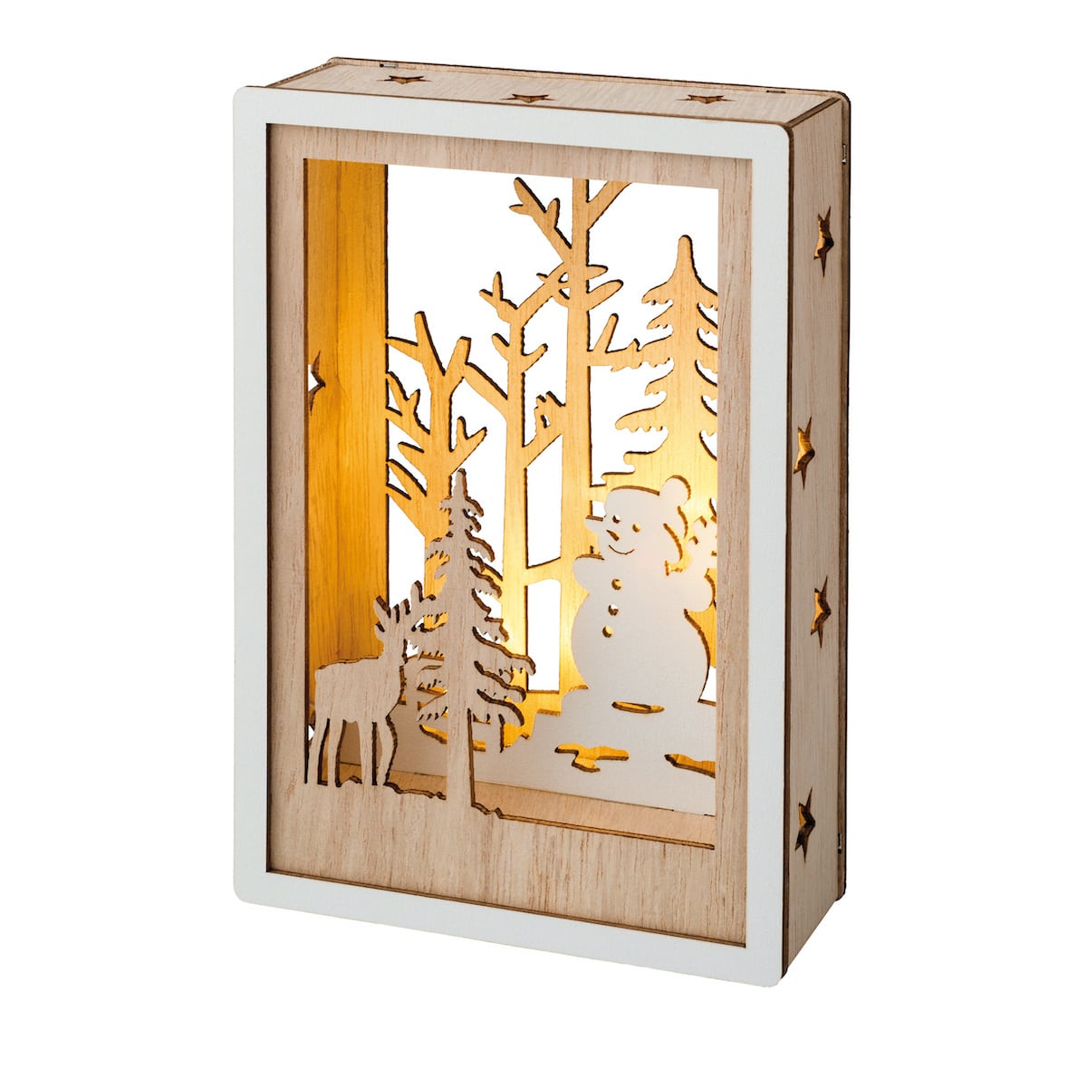 LED Reindeer & Snowman Indoor Light Decoration