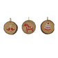 Log Slice Nordic Christmas Hanging Decorations - Fun Set
