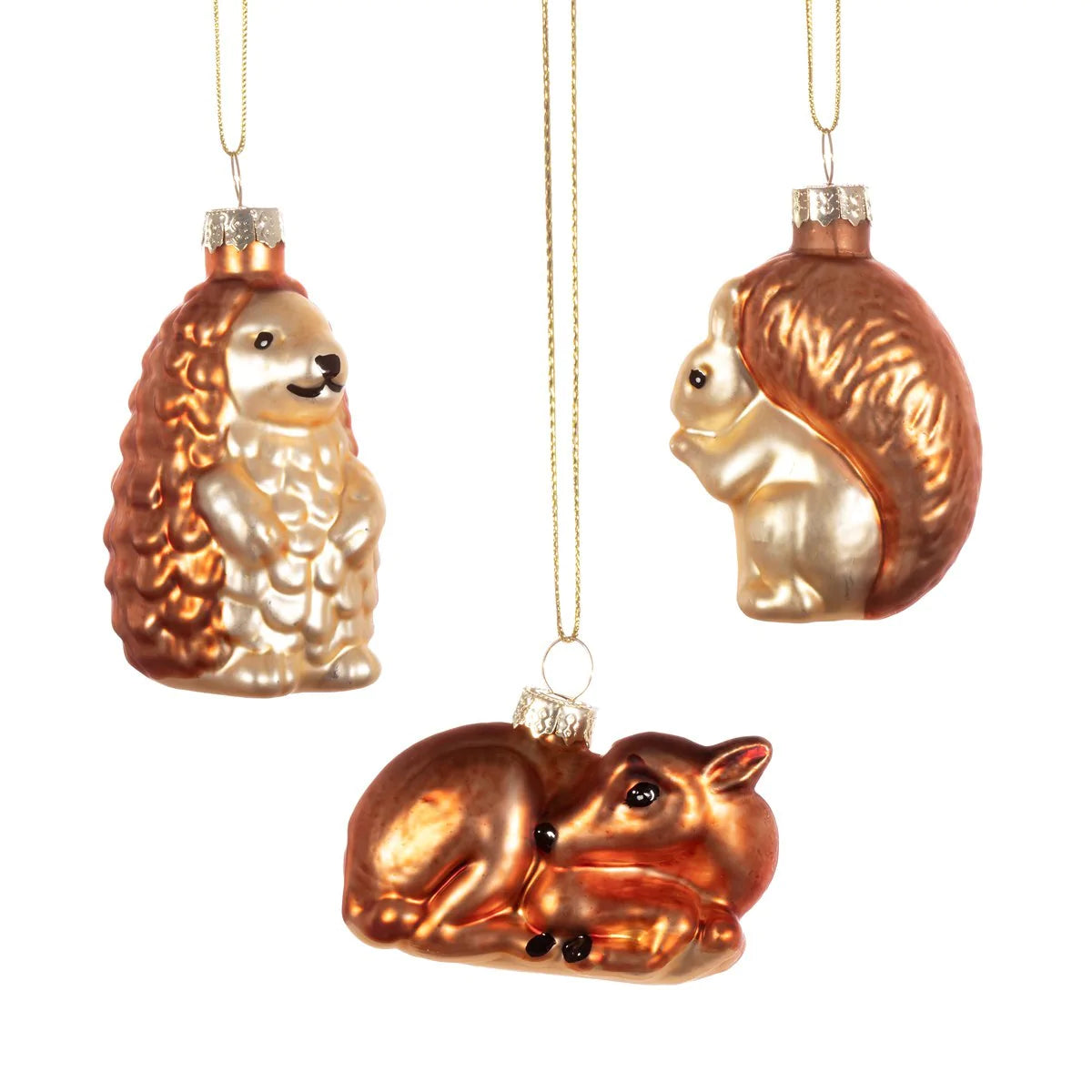 Woodland Creatures Shaped Bauble Collection